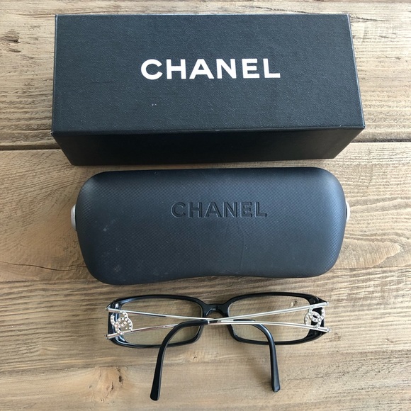 CHANEL OPTICAL GLASSES RHINESTONES - Picture 2 of 2